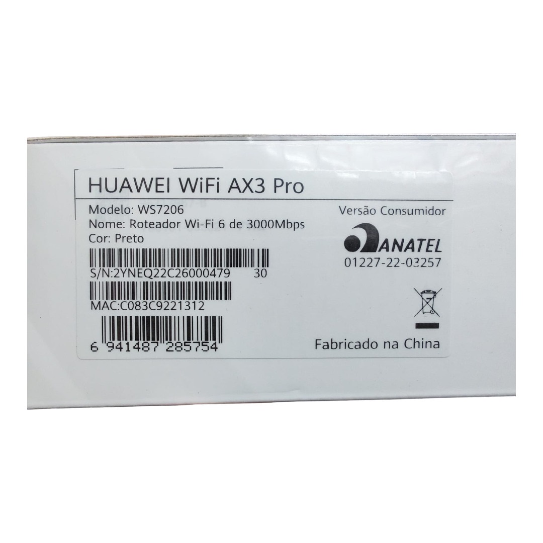 Roteador Wireless Huawei AX3 Pro
