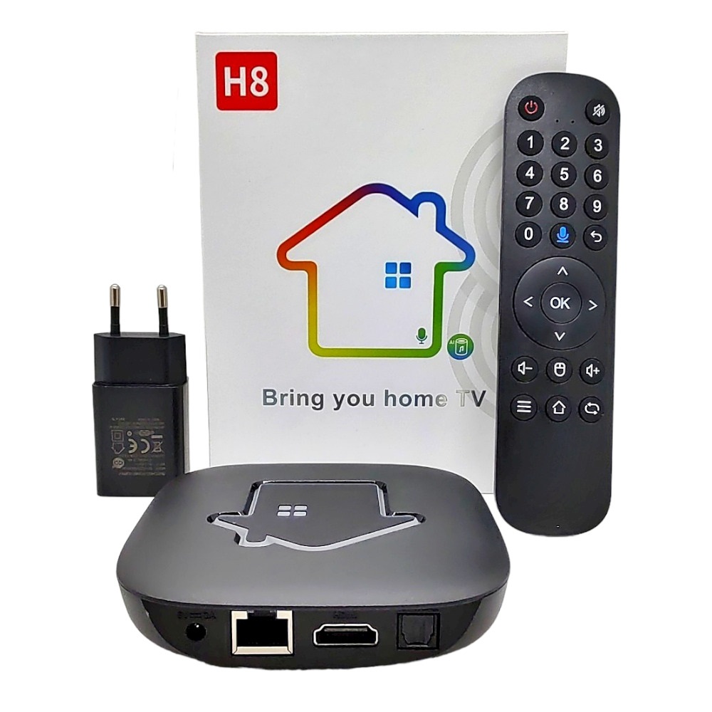 RECEPTOR HTV BOX H8 4K IPTV 16GB+2GB HDR10 USB 3.0 AND 11