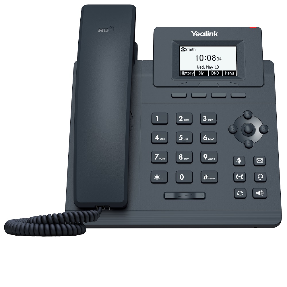 YEALINK TELEFONE IP SIP-T31P (COM POE) - 2 LINHAS HD