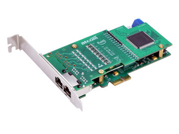 ATCOM AXE2DL CARD PCI-E SUPORTA 02 PORTAS ISDN PRI E1/T1/J1