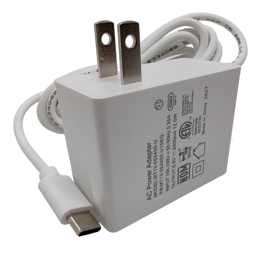 MIKROTIK FONTE 5V 2.4AMP 12W USB-C MT13-052400-U15BG-US