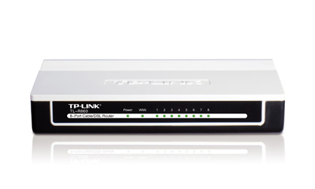 TP-LINK ROUTER TL-R860 8*10/100MBPS LAN 1WAN DSL **
