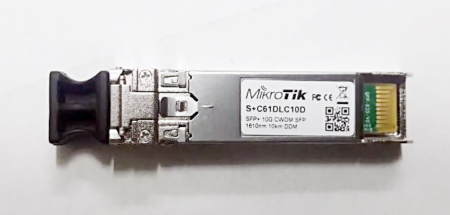 MIKROTIK SFP+ CWDM S+C61DLC10D 10G SM 10KM 1610NM LC