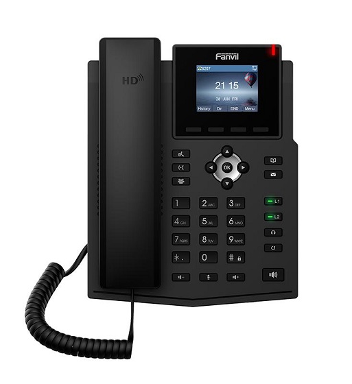 FANVIL TELEFONE X3S(V2) IP 4 LINHAS SIP POE LCD COLOR