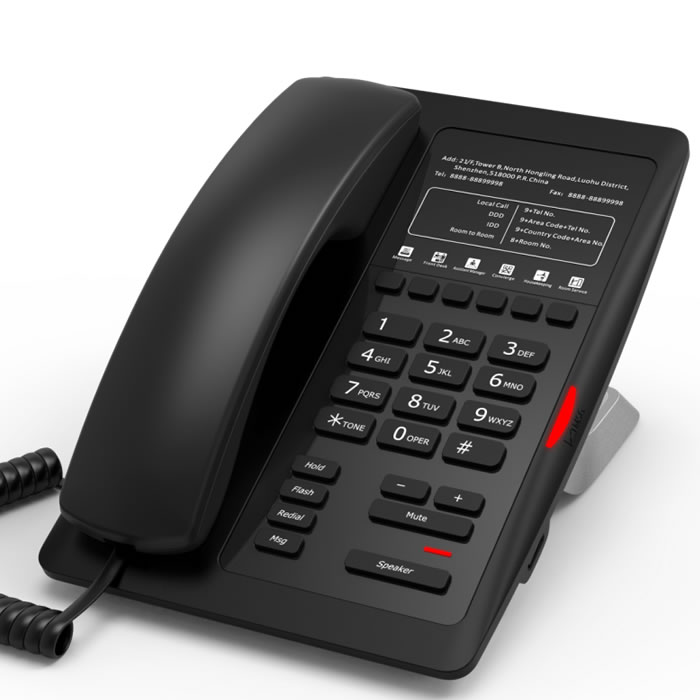 FANVIL TELEFONE H3 IP 2 LINHAS SIP (PARA HOTEL)