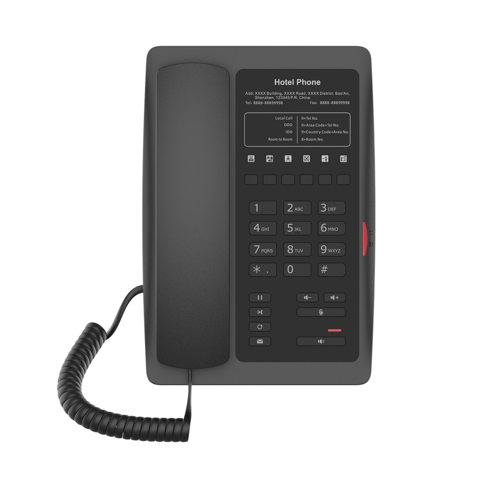 FANVIL TELEFONE H3W-BL IP 2 LINHAS SIP WIFI (PARA HOTEL)