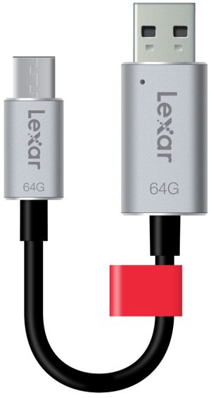 LEXAR JUMPDRIVE 64GB C20C USB TIPO-C+USB 3.1 LJDC20C-64GBBNL