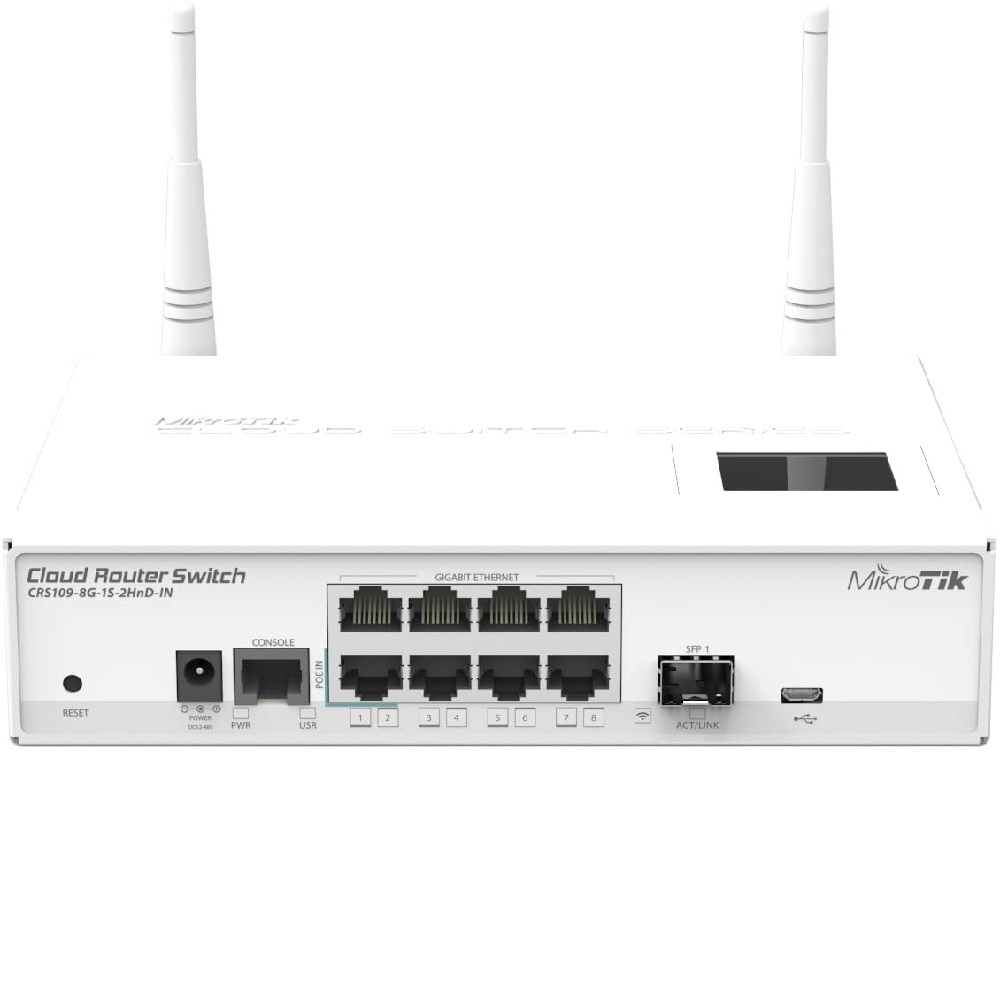 MIKROTIK CLOUD ROUTER SWITCH CRS109-8G-1S-2HND-IN BR L5