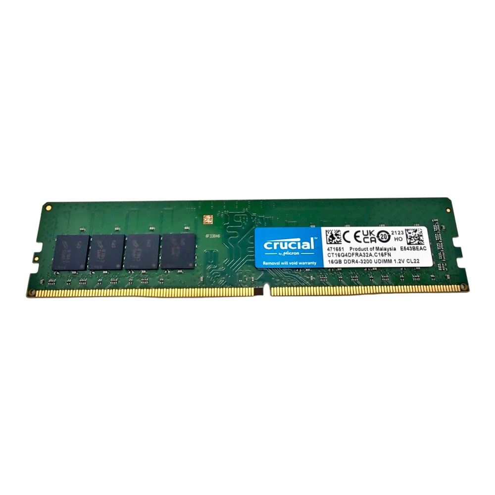 CRUCIAL MEMORIA 16GB DDR4 3200MHZ UDIMM CT16G4DFRA32A