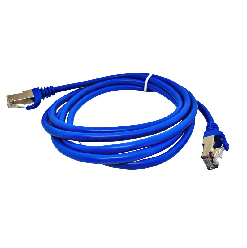 CABO IURON CAT5E UTP PATCH CORD 26AWG 7/0.16MM 2M AZUL BLIND