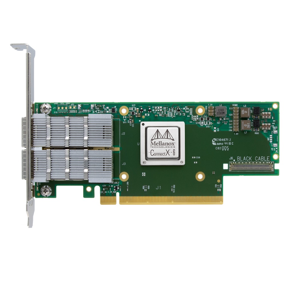 F. M PCI EXP 200GB 2PORTS QSFP56 ADAPTER MCX653106A-HDAT