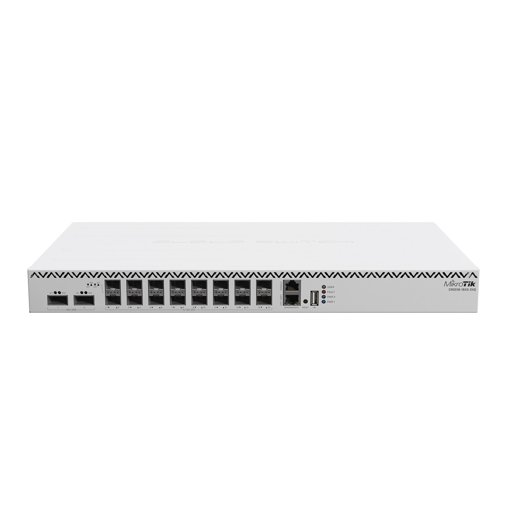 MIKROTIK CLOUD ROUTER SWITCH CRS518-16XS-2XQ-RM 2*100GB