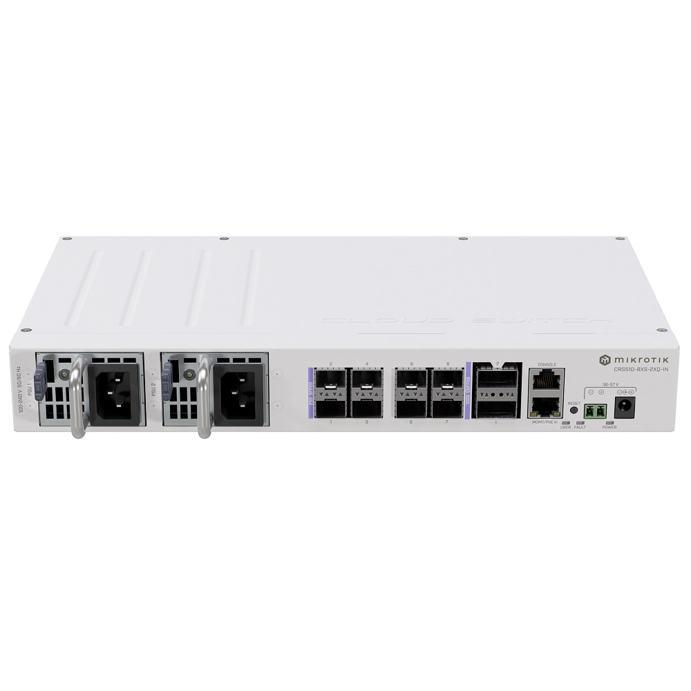 MIKROTIK CLOUD ROUTER SWITCH CRS510-8XS-2XQ-IN 2*100GB 2*25G