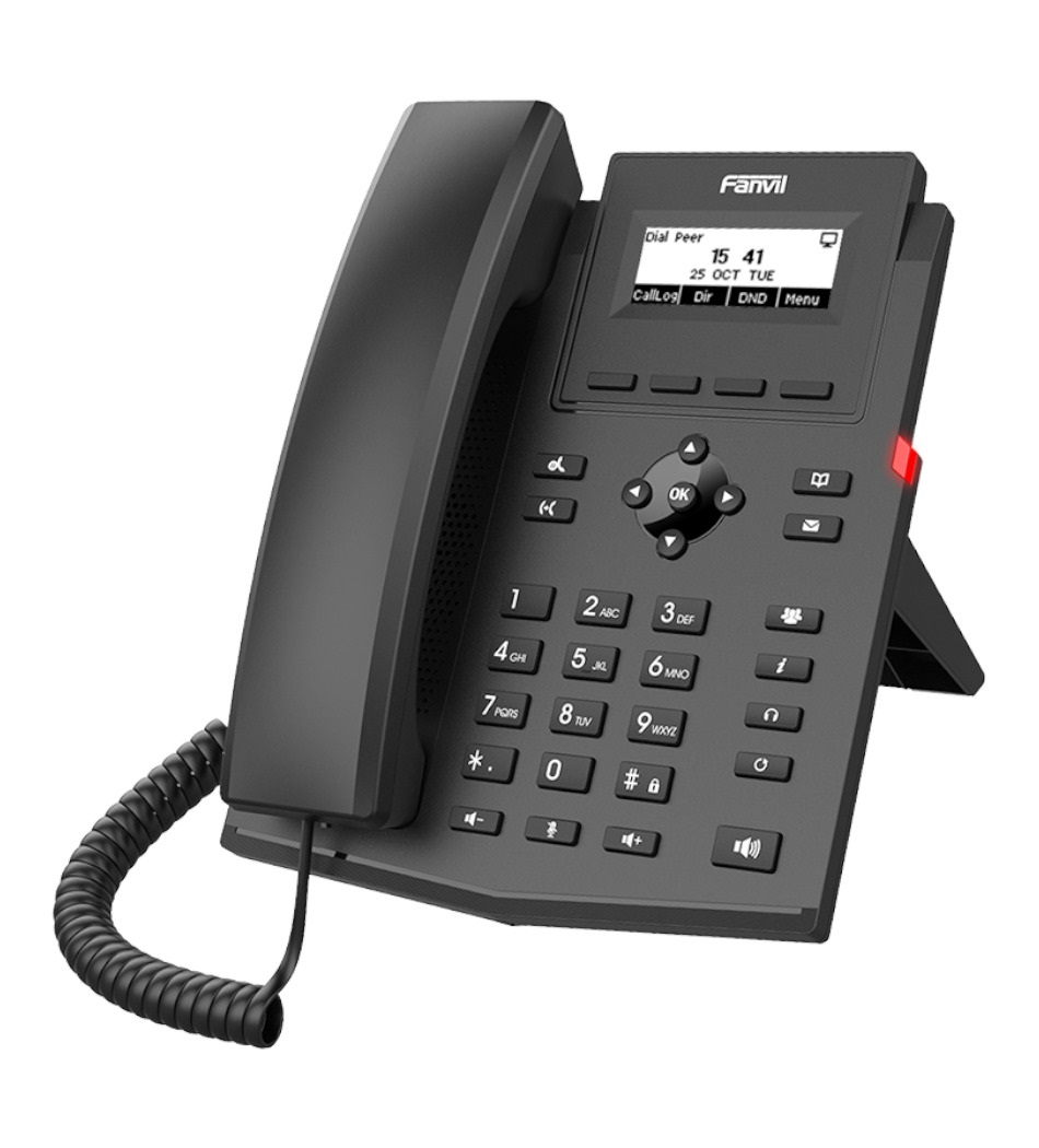 FANVIL TELEFONE X301 IP 2 LINHAS SIP 6*CONFERENCIA DE AUDIO