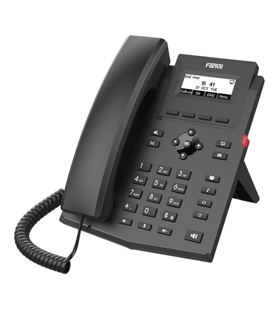 FANVIL TELEFONE X301P IP POE 2 LINHAS SIP 6*CONFERENCIA AUD