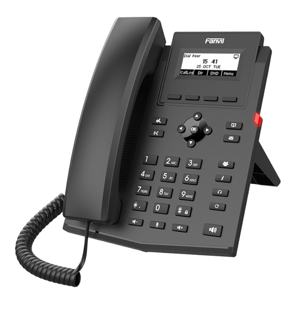 FANVIL TELEFONE X301W IP WIFI 2 LINHAS SIP 6*CONFERENCIA AUD
