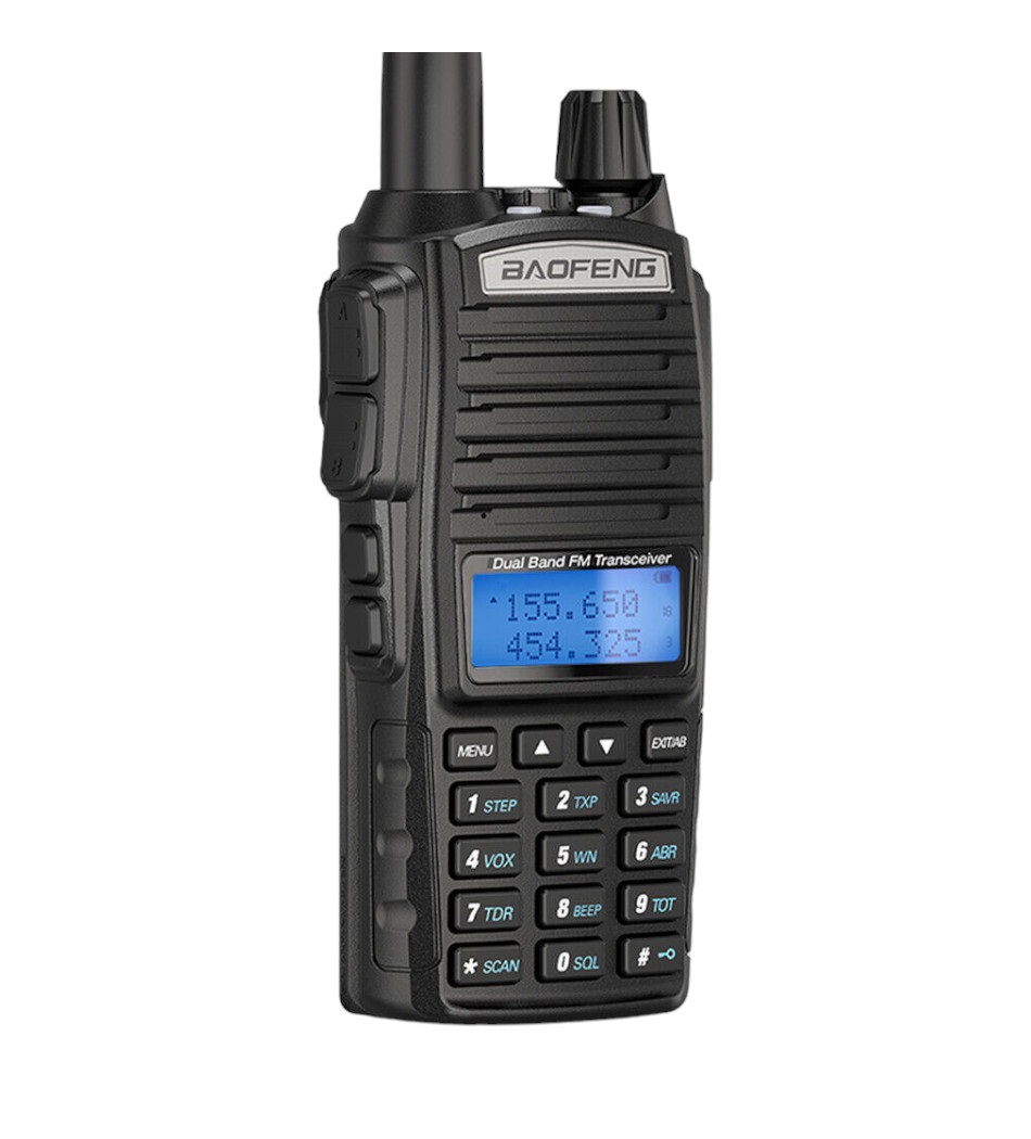 RADIO COMUNICADOR WALKIE TALKIE UV-82 5W 144-148VHF 450MHZ