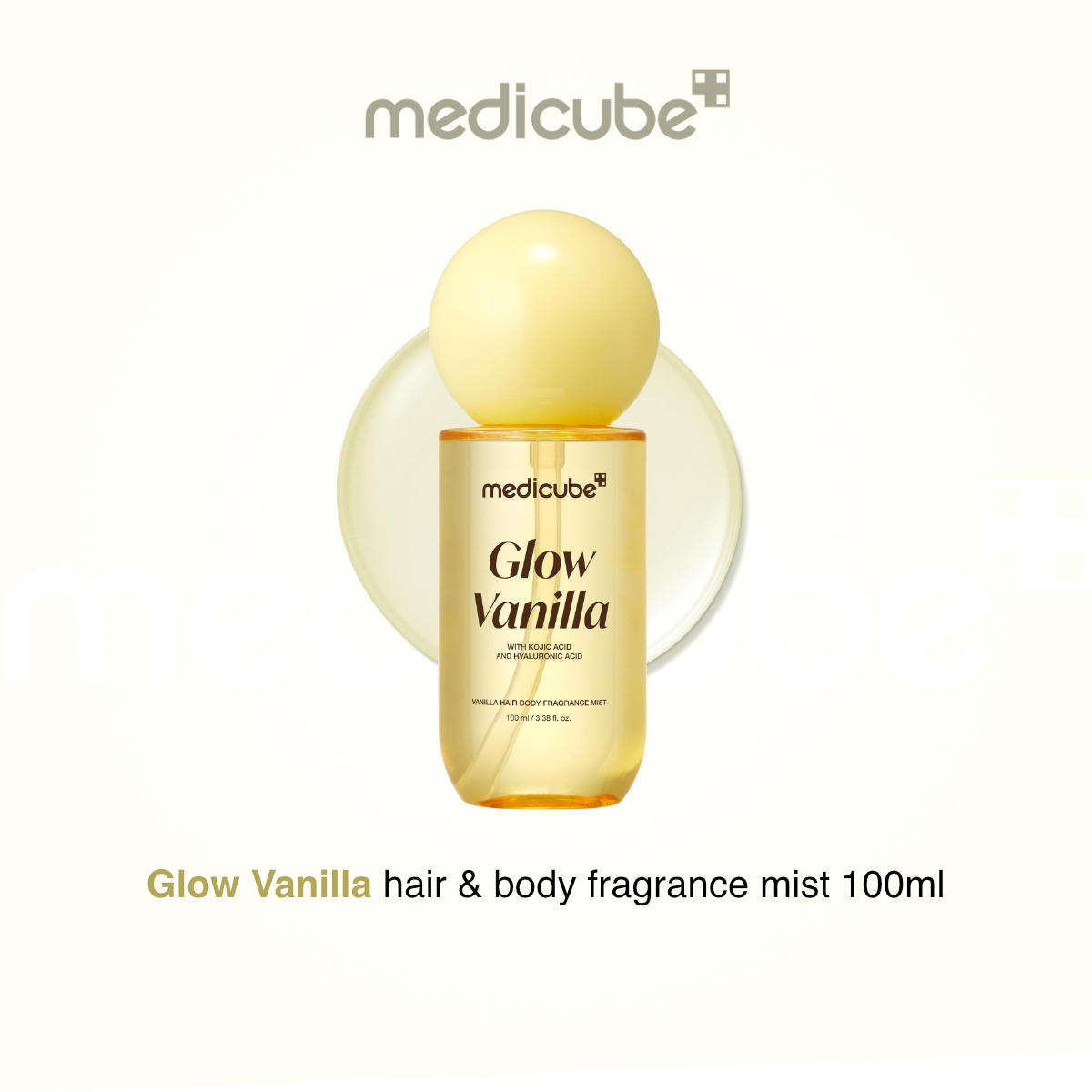 Medicube Glow Vanilla Hair & Body Fragrance Mist – Body Mist para Cabelo e Corpo 100ml
