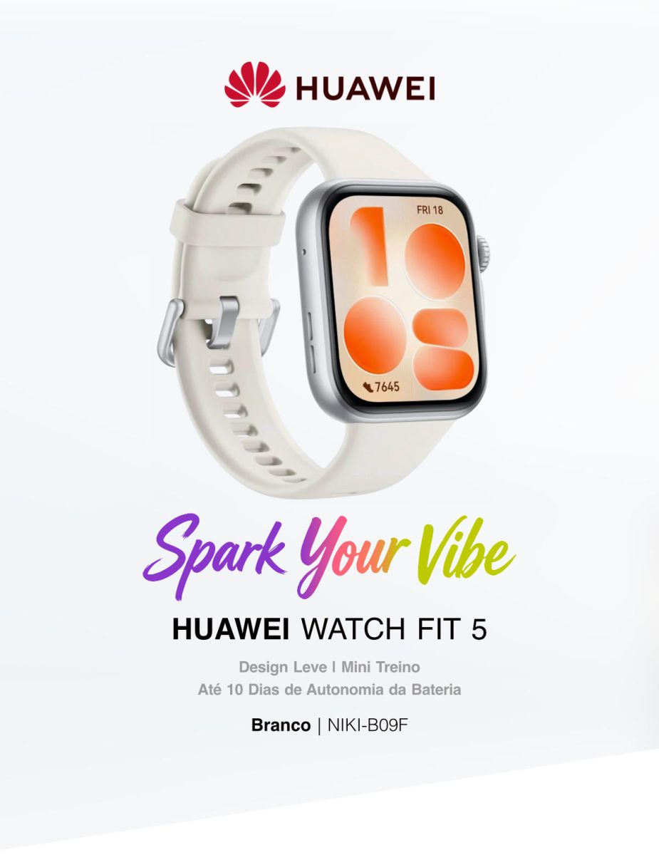 HUAWEI WATCH FIT 5 Black Preto