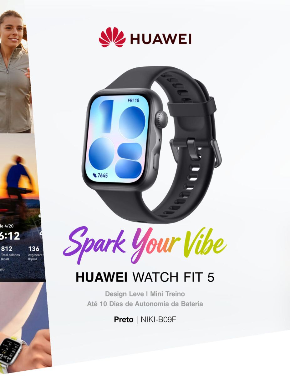 HUAWEI WATCH FIT 5 Black Preto