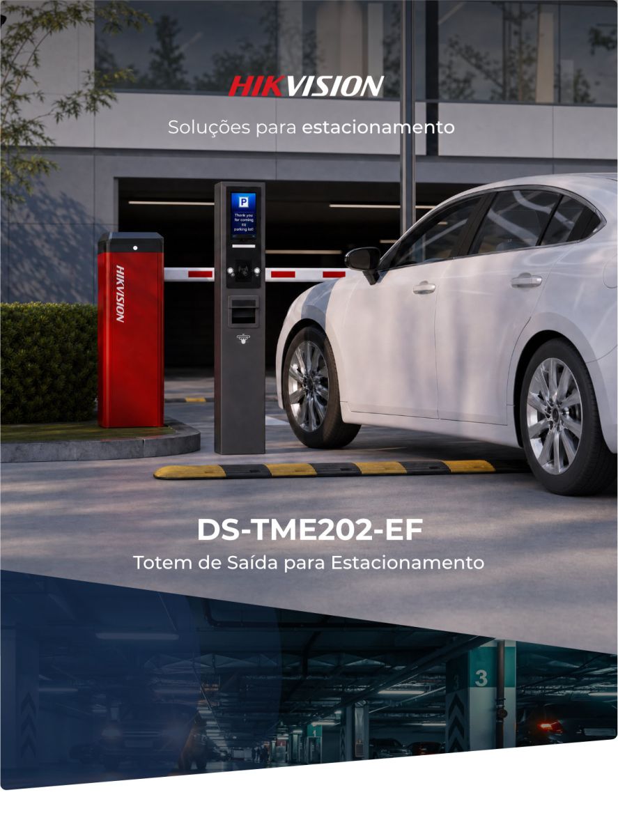 HIKVISION TOTEM DE SAIDA PARA ESTACIONAMENTO DS-TME202-EF (LOGO APÓS Imagem)