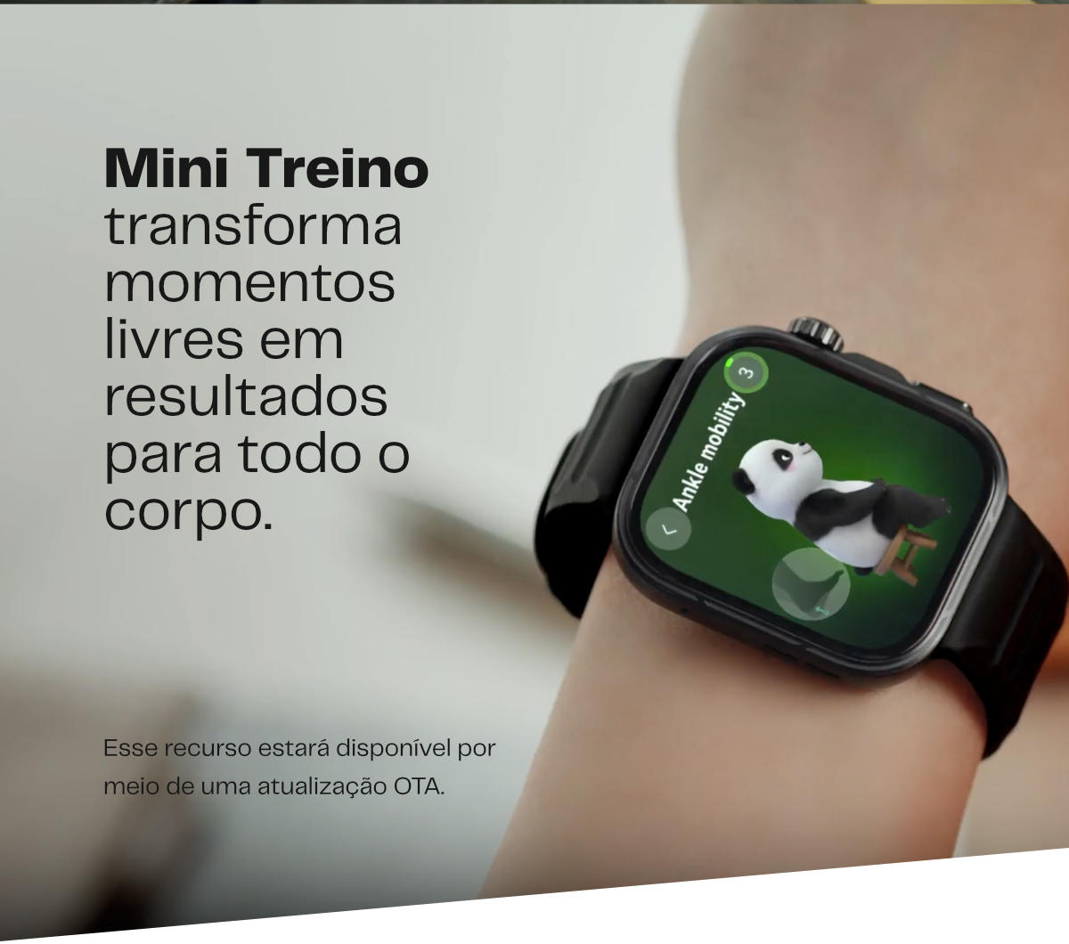 HUAWEI WATCH FIT 5 Pro – Mini Treino para todo o corpo