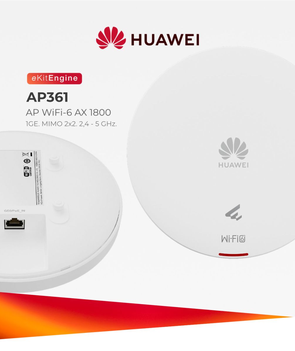 Huawei eKitEngine AP361 WiFi6 AX1800 2.4/5GHZ 1775Gbps 1GE