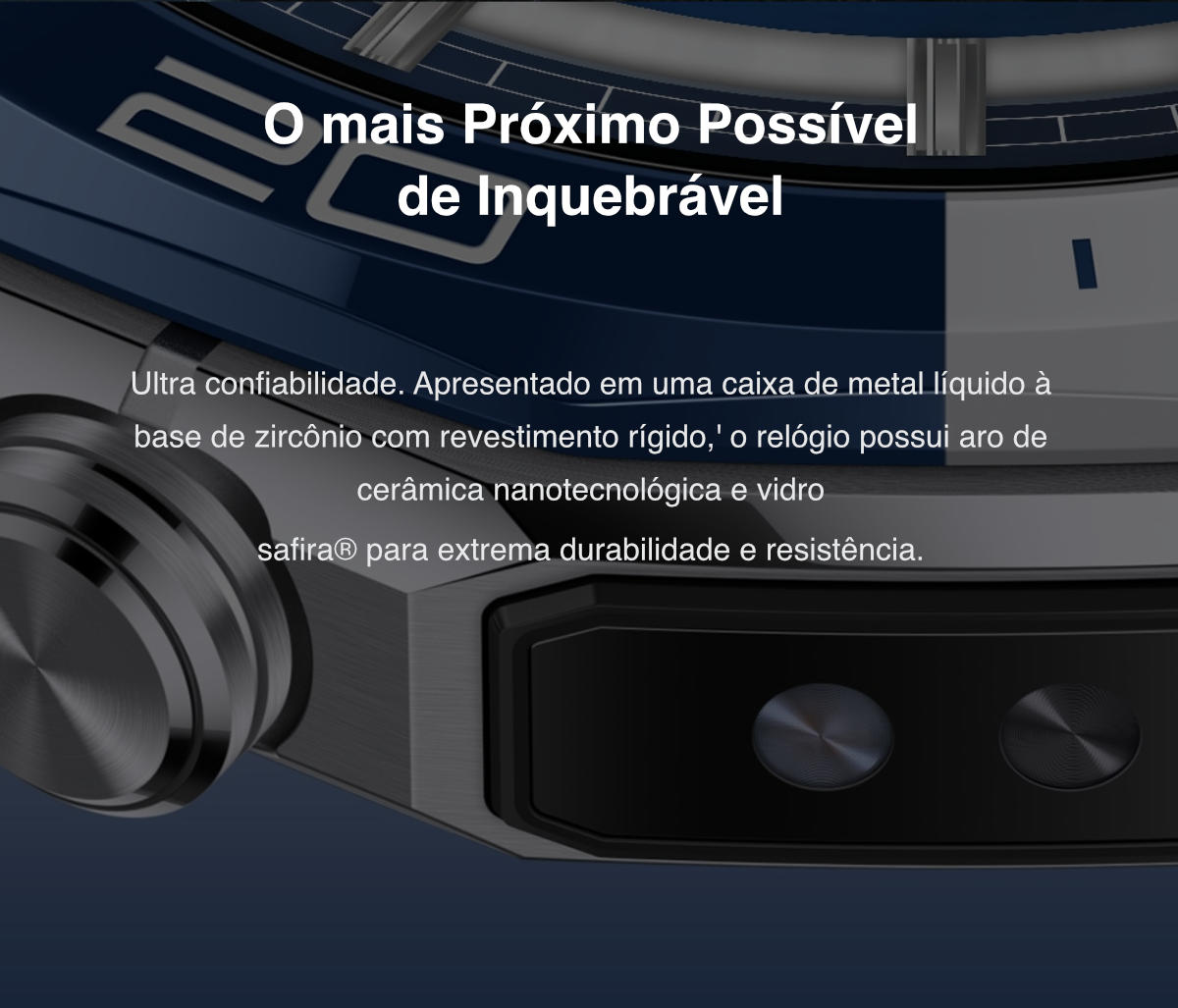 HUAWEI WATCH Ultimate 2 – caixa em metal líquido, aro de cerâmica e vidro de safira