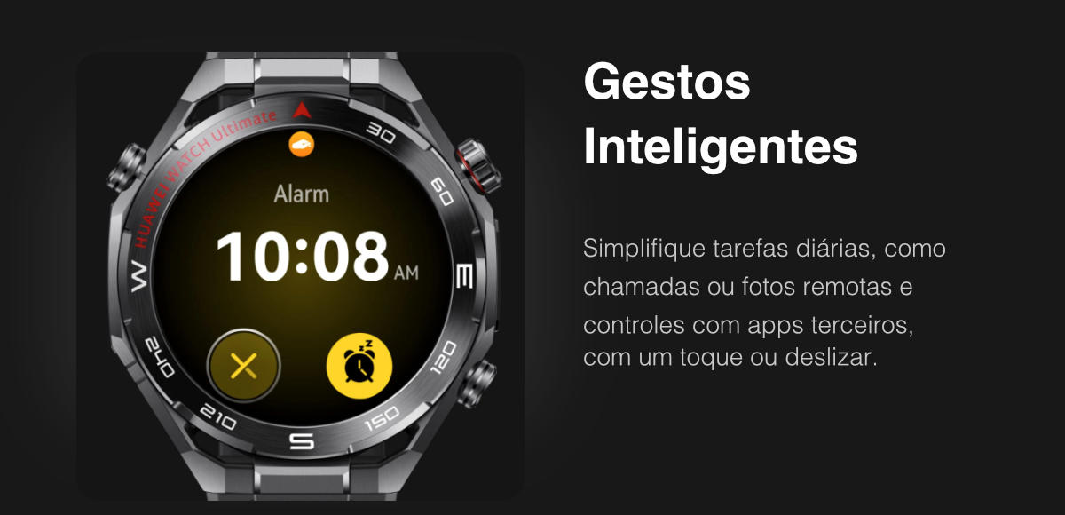 HUAWEI WATCH Ultimate 2 – gestos inteligentes