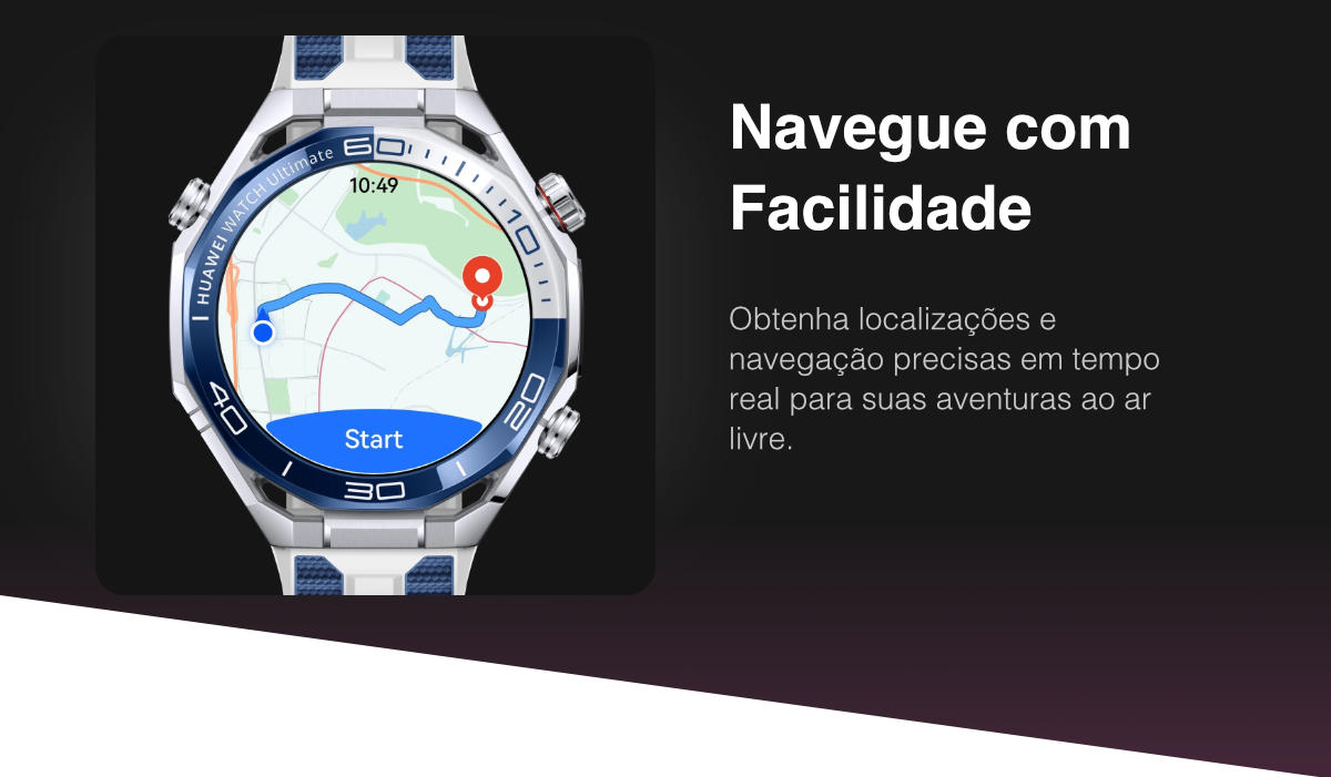 HUAWEI WATCH Ultimate 2 – navegação em tempo real
