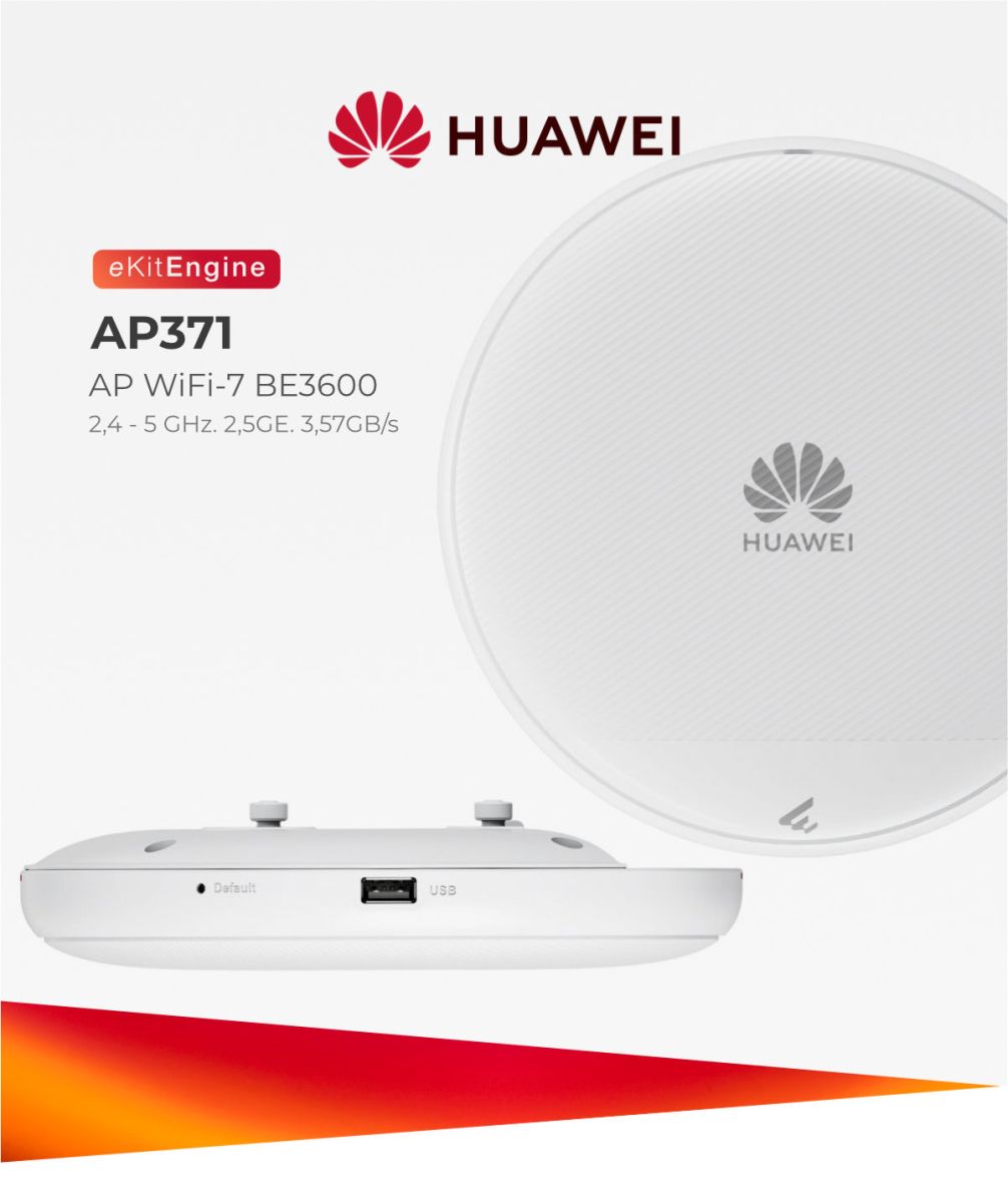 HUAWEI EKIT AP371 WIFI7 BE3600 2.4/5GHZ 2.5GE 3.57GBPS