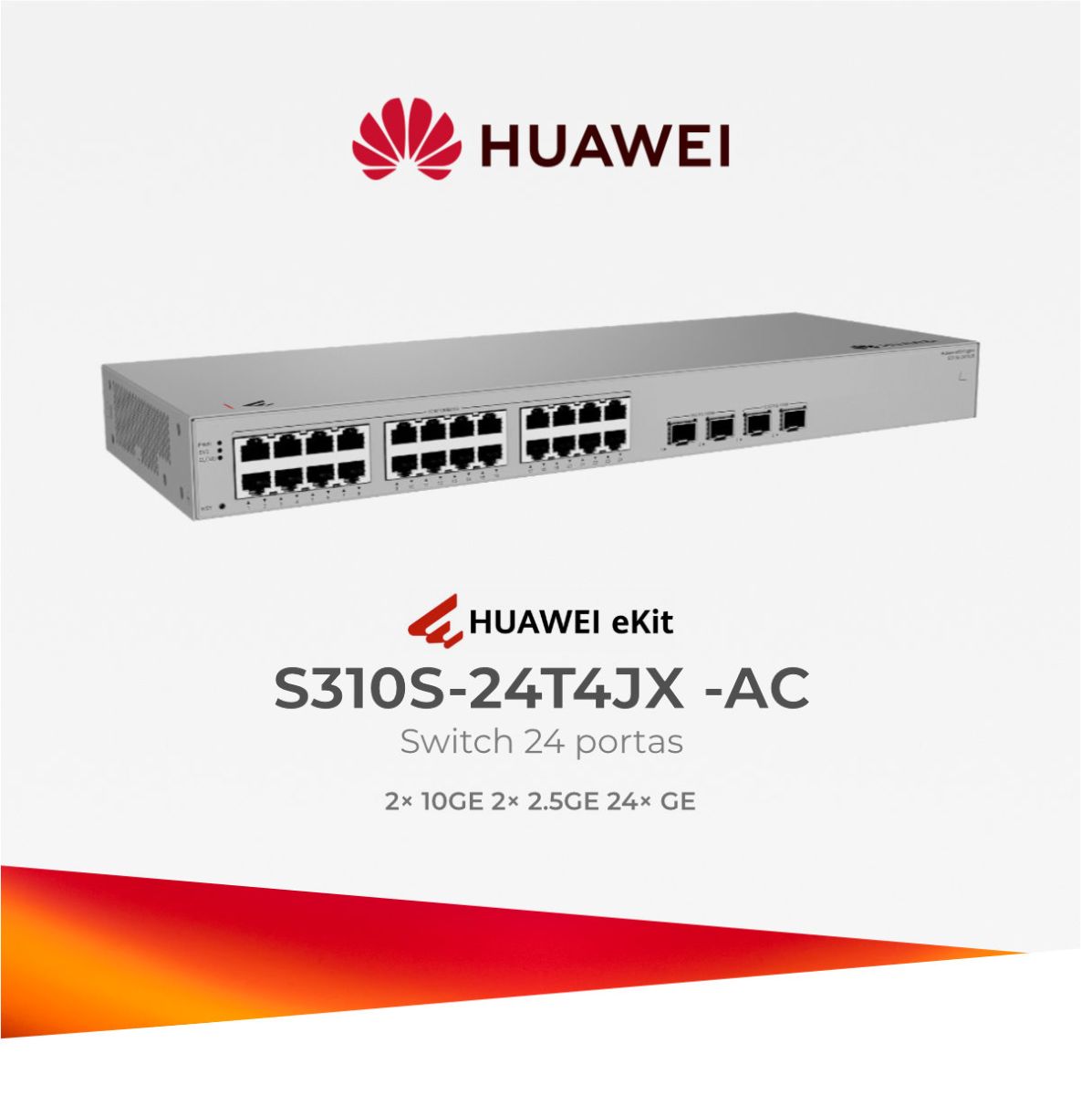 HUAWEI EKIT SWITCH 24P S310S-24T4JX