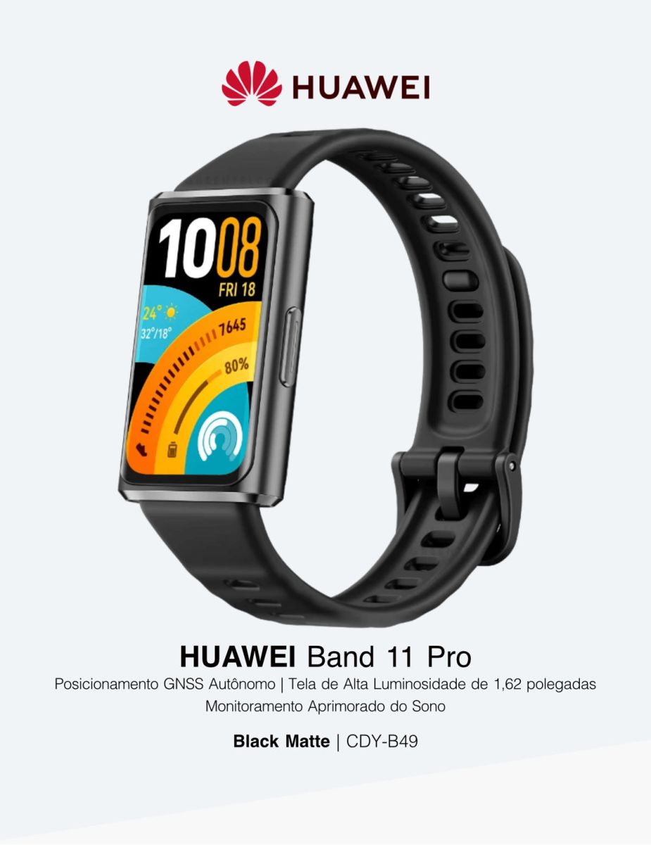 Smart Band HUAWEI Band 11 Pro – Black Matte (CDY-B49)