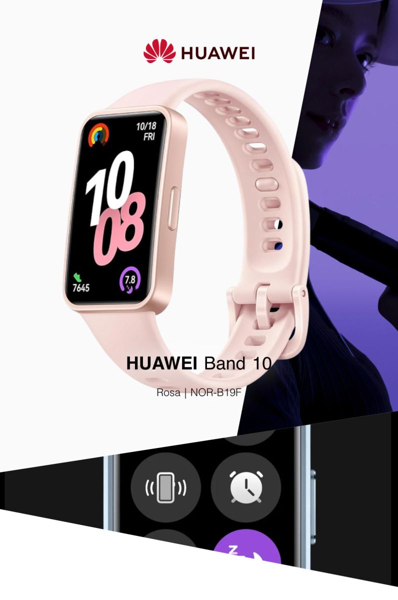 Smart Band HUAWEI Band 10 – Rosa (NOR-B19F)