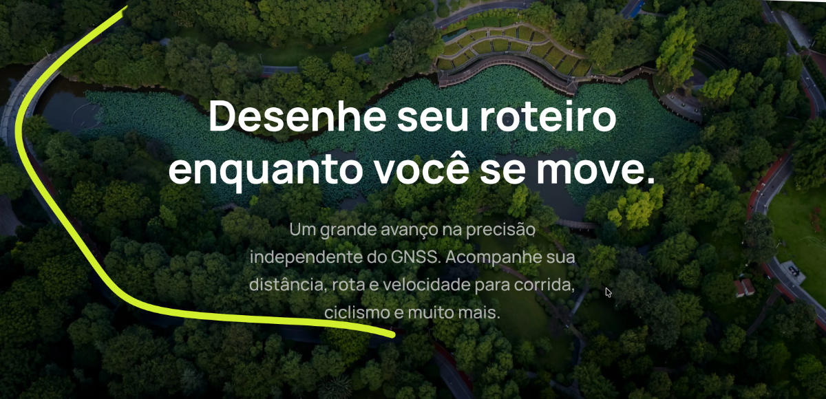 HUAWEI Band 11 Pro – GNSS independente: distância, rota e velocidade