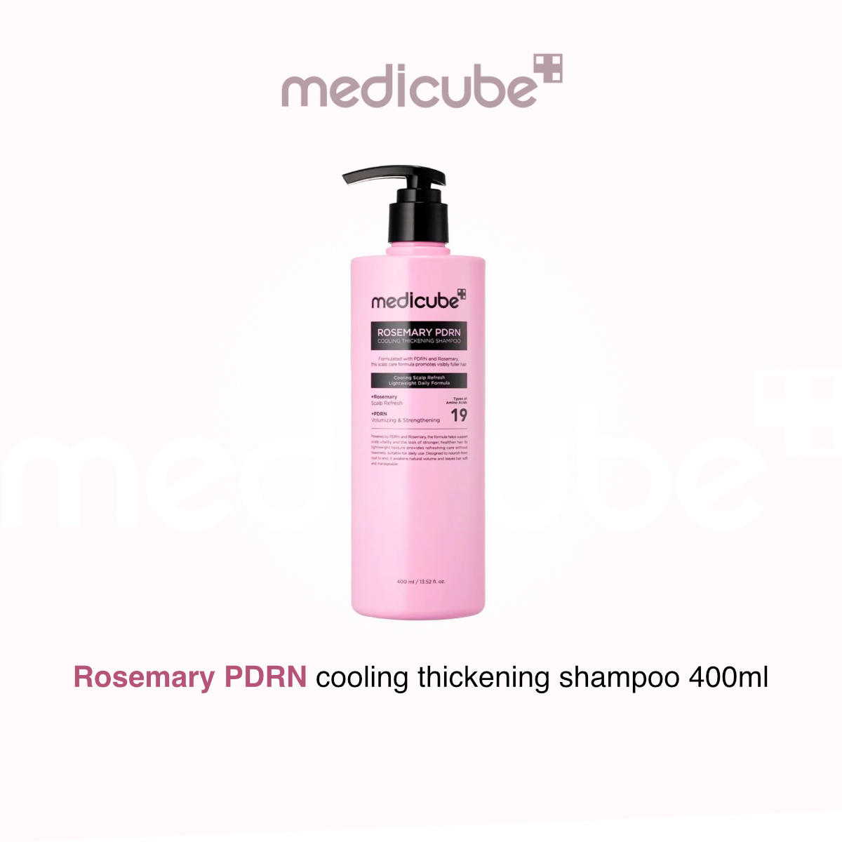 Medicube Rosemary PDRN Cooling Thickening Shampoo – Shampoo Refrescante e Volumizante 400ml