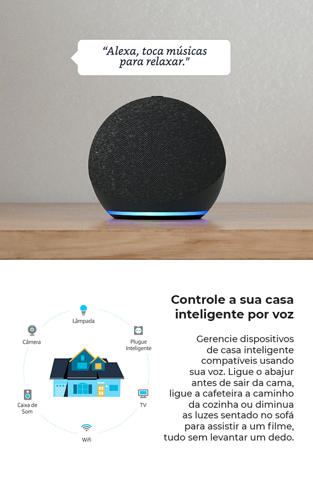 Speaker  Echo Dot 4 Generación Alexa Bluetooth – Azul - NoteBook Py