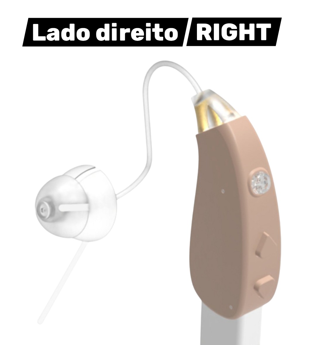 AMPLIFICADOR AUDITIVO DIGITAL RECARR EN-T201D(RIGHT) DIREITO