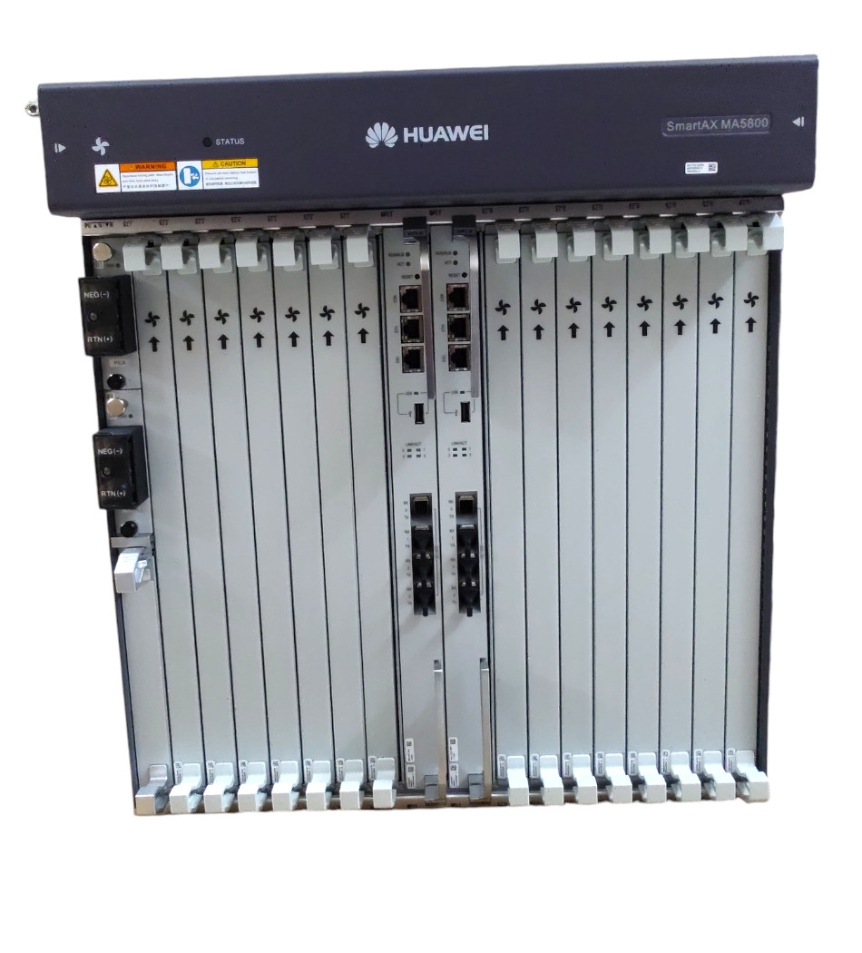 F. OLT HUAWEI 11U 19"MA5800 X15 10G 2*DC 2*MPLB V.R24 DESBLO