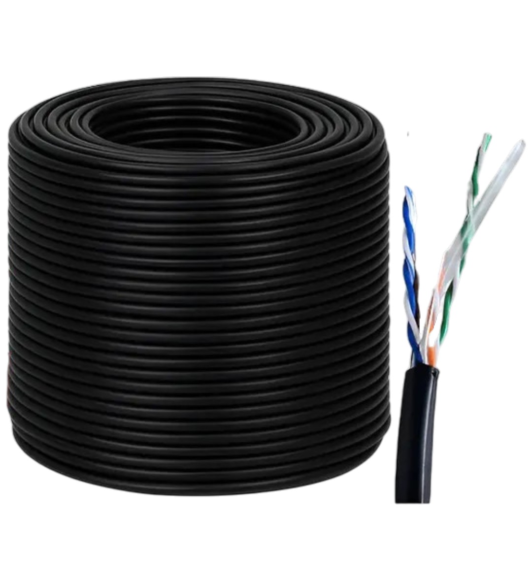 HIKVISION CABO CAT6 U/UTP COBRE DS-1LN6OUTPE 0,51MM 305M PRE