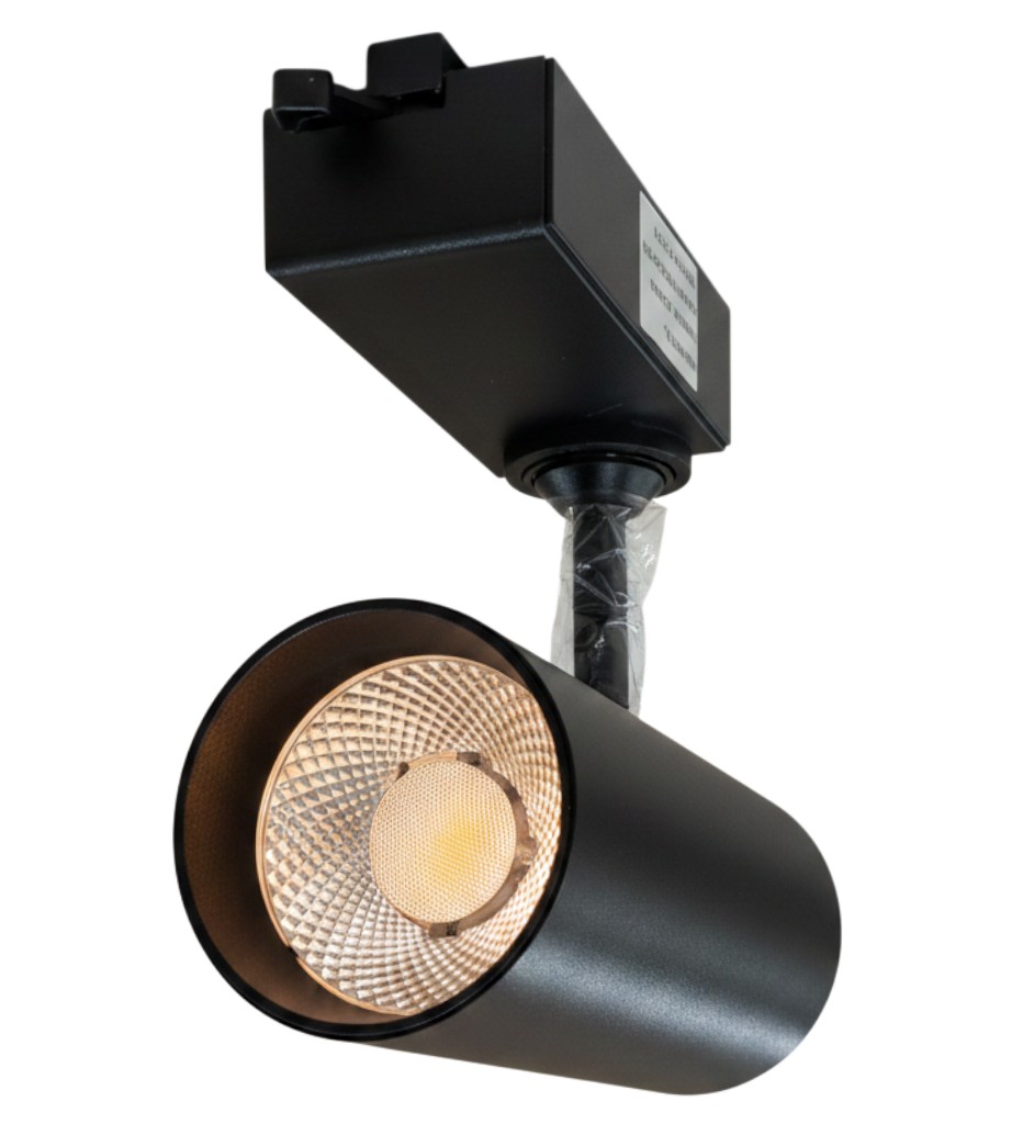 LUMINARIA SPOT DE TRILHO LED 20W 4000K QK-TL-FLS-20 PRETO