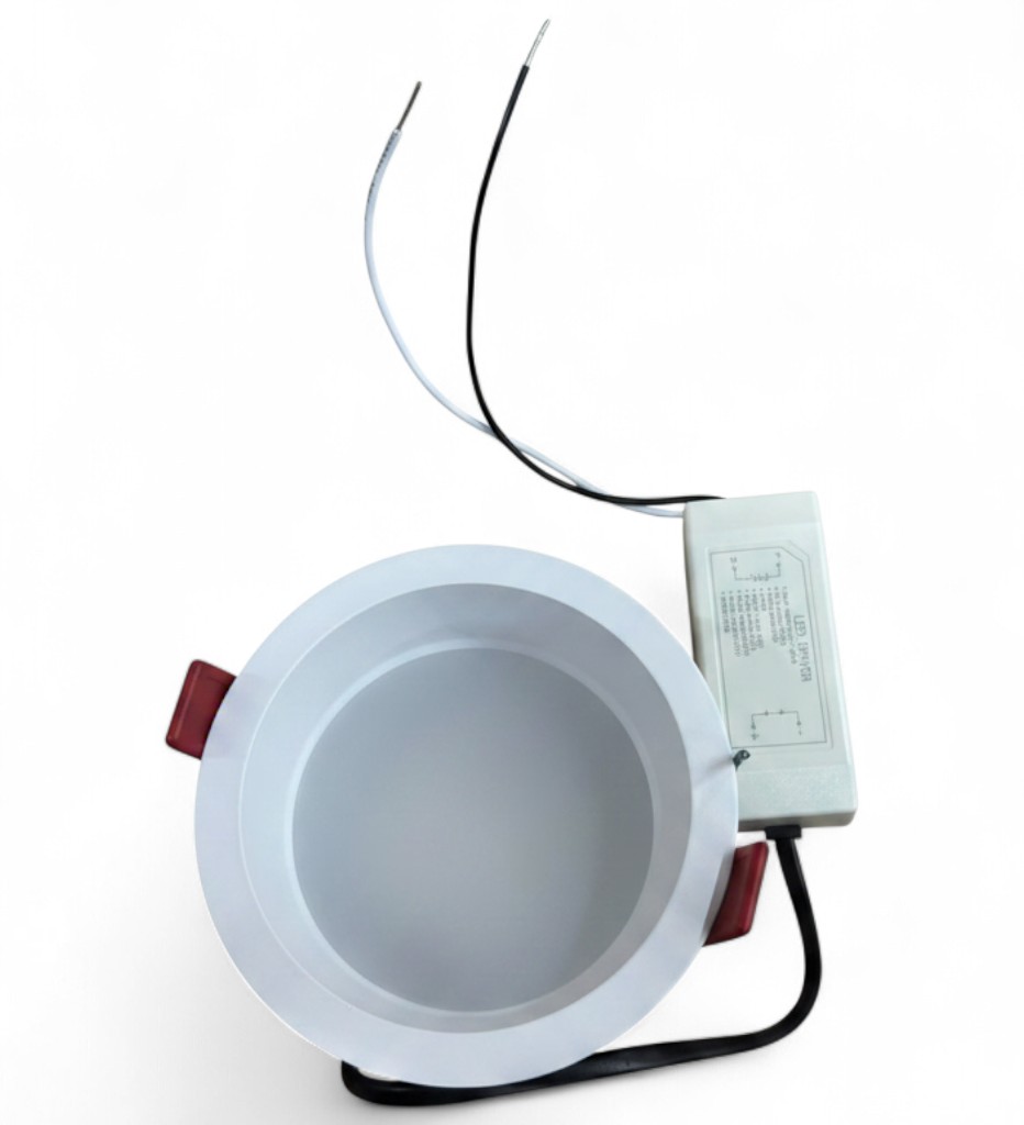 LUMINARIA SPOT LED REDONDO EMBUTIR 15W 4000K QK-DL BRANCO