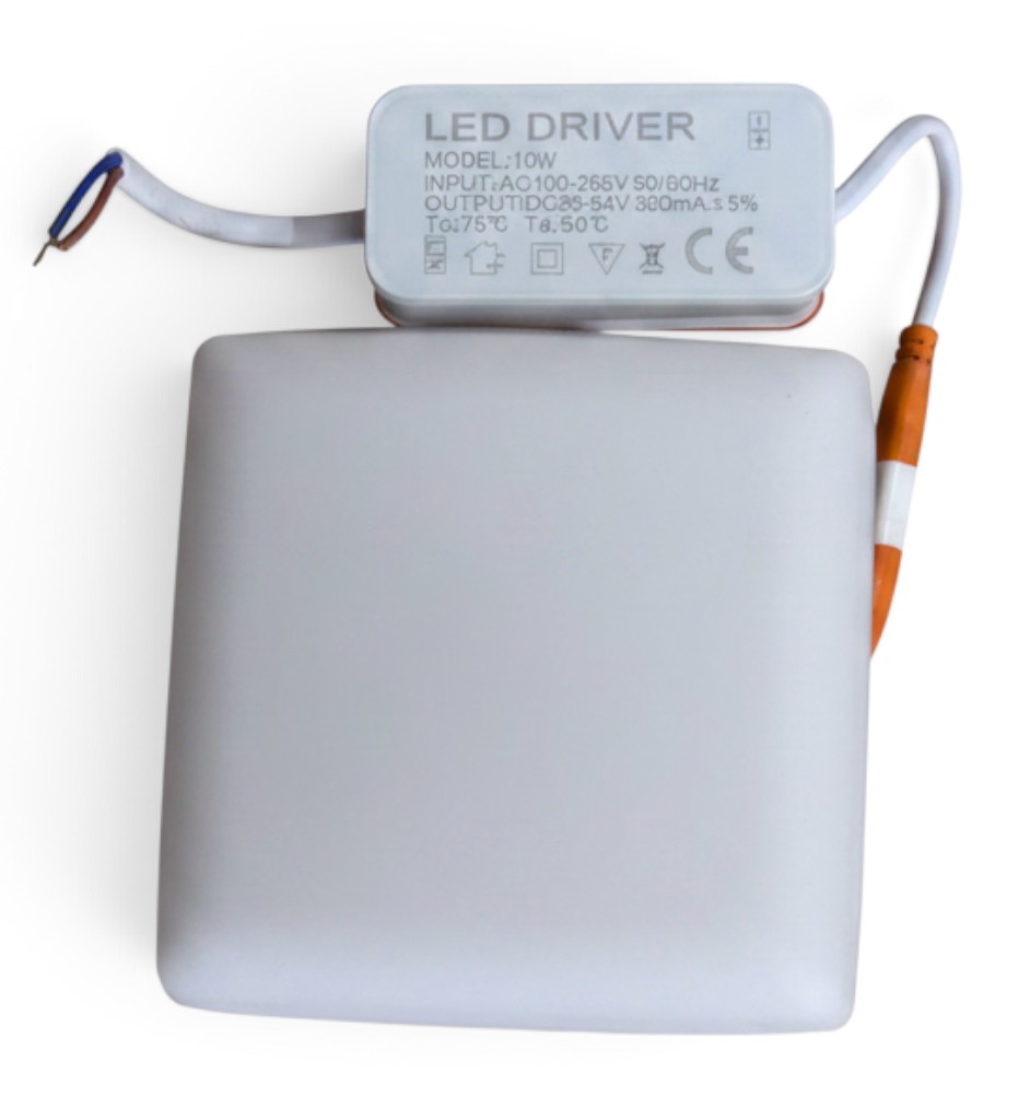 LUMINARIA PAINEL PLAFON LED EMBUTIR 10W 4000K QK-WBAZ-RD-A2