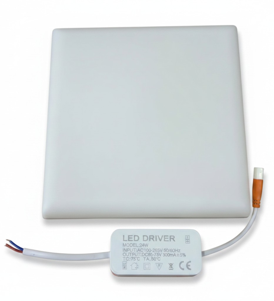LUMINARIA PAINEL PLAFON LED EMBUTIR 24W 4000K QK-WBAZ-RD-A2