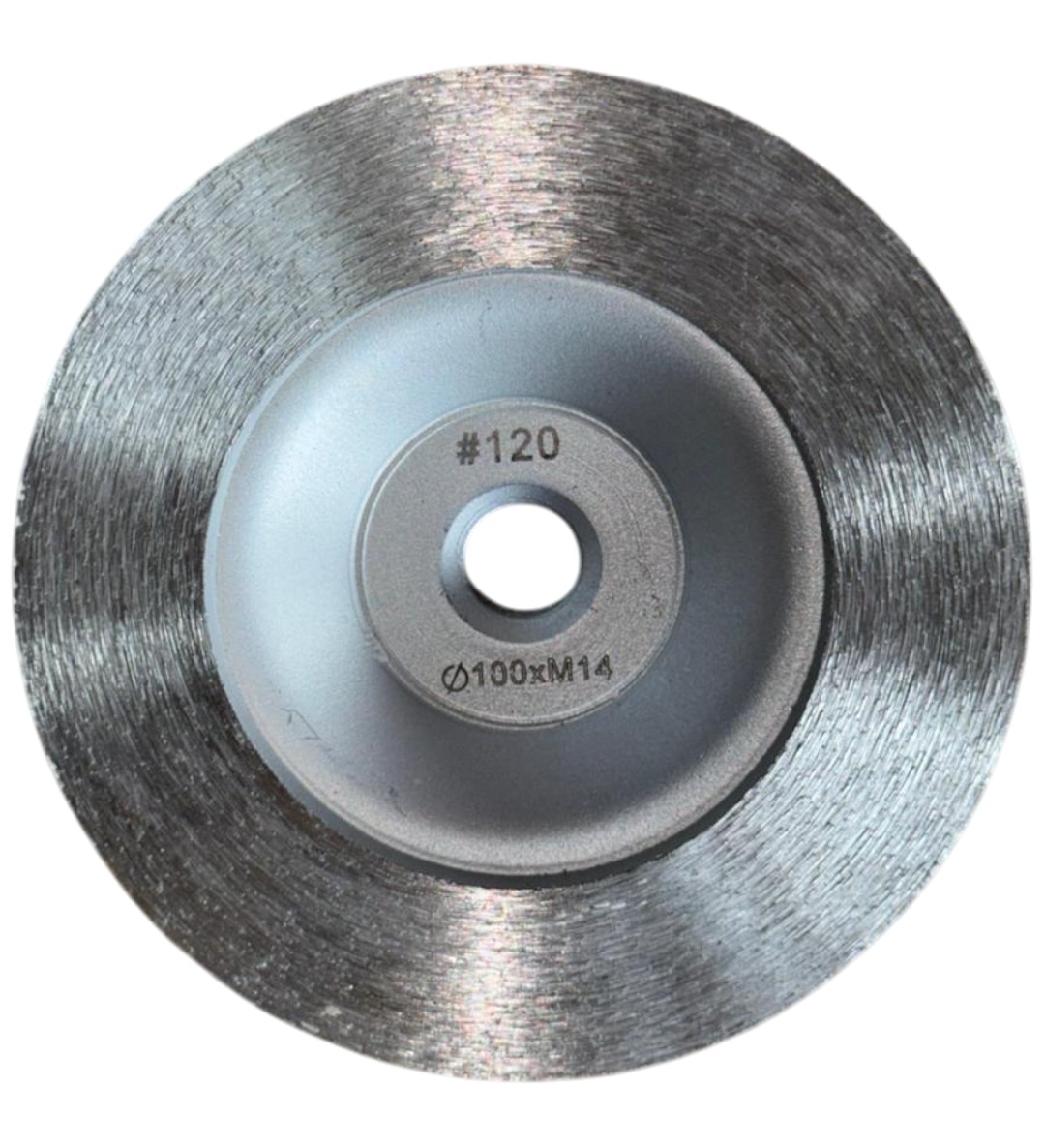 MAQ. DISCO REBOLO PRATO DIAMANTADO 100MM M14 GRÃO 120