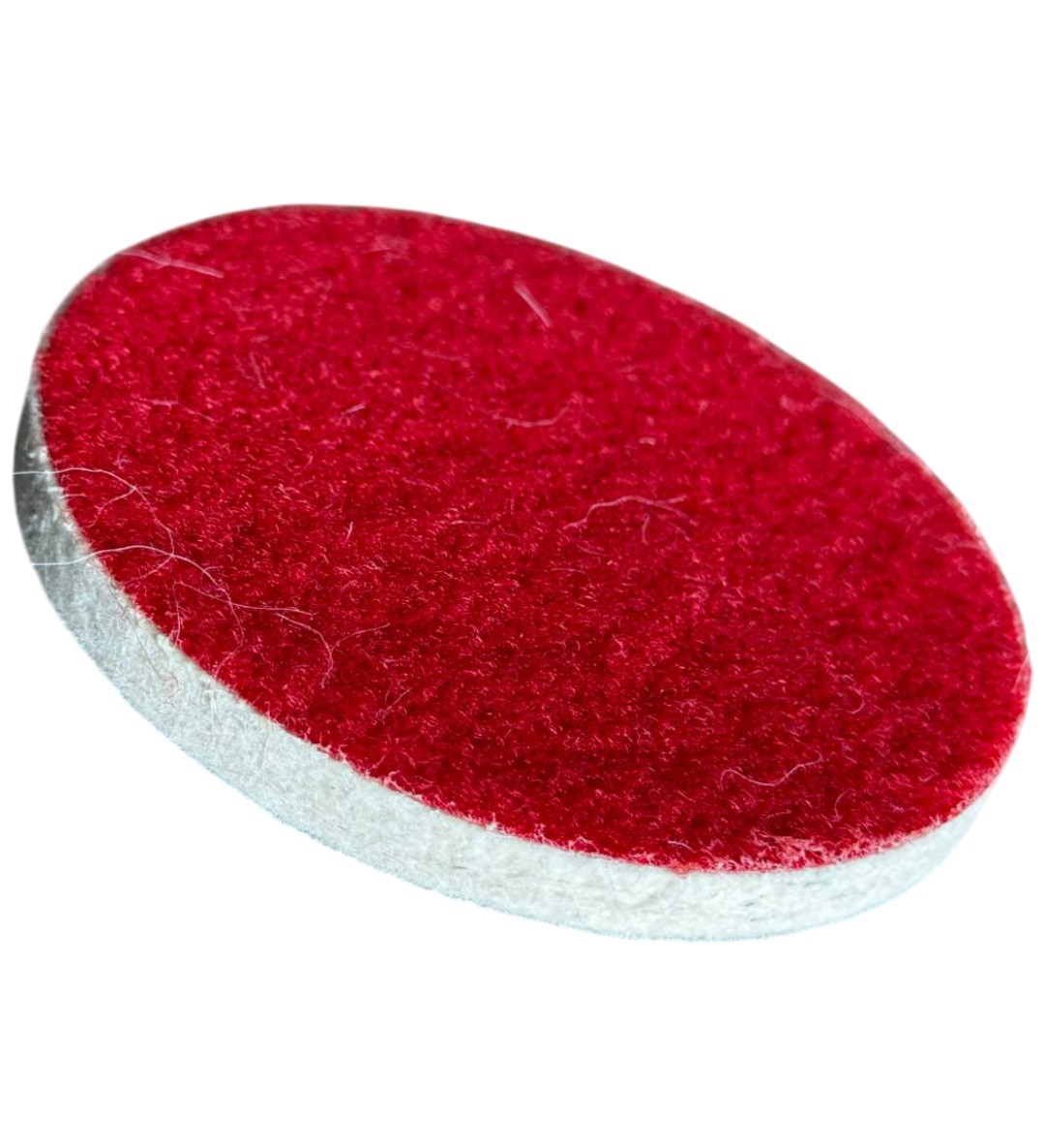 MAQ. DISCO DE FELTRO COM VELCRO P/POLIMENTO VIDRO 100 X 8MM
