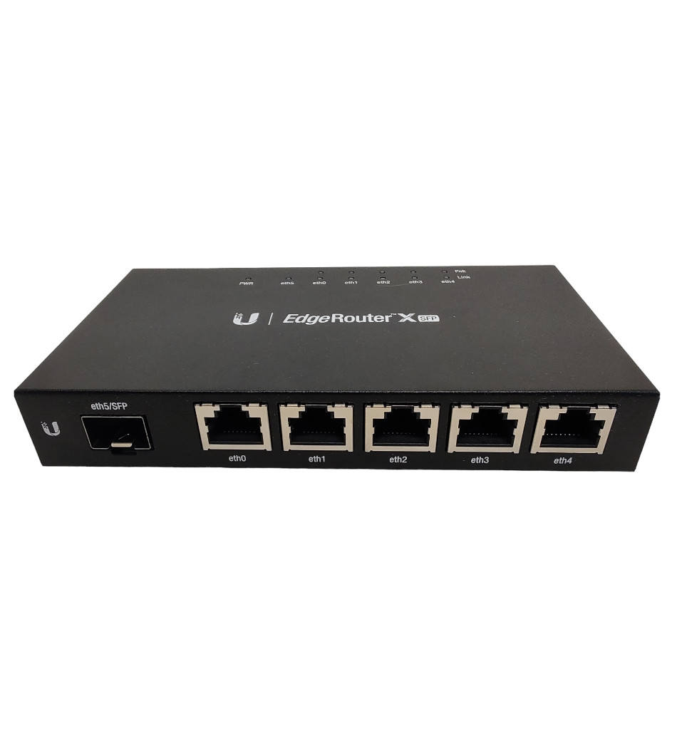 UI. ER-X-SFP 6PORT 5GIGABIT RJ45 POE + 1SFP EDGEROUTER