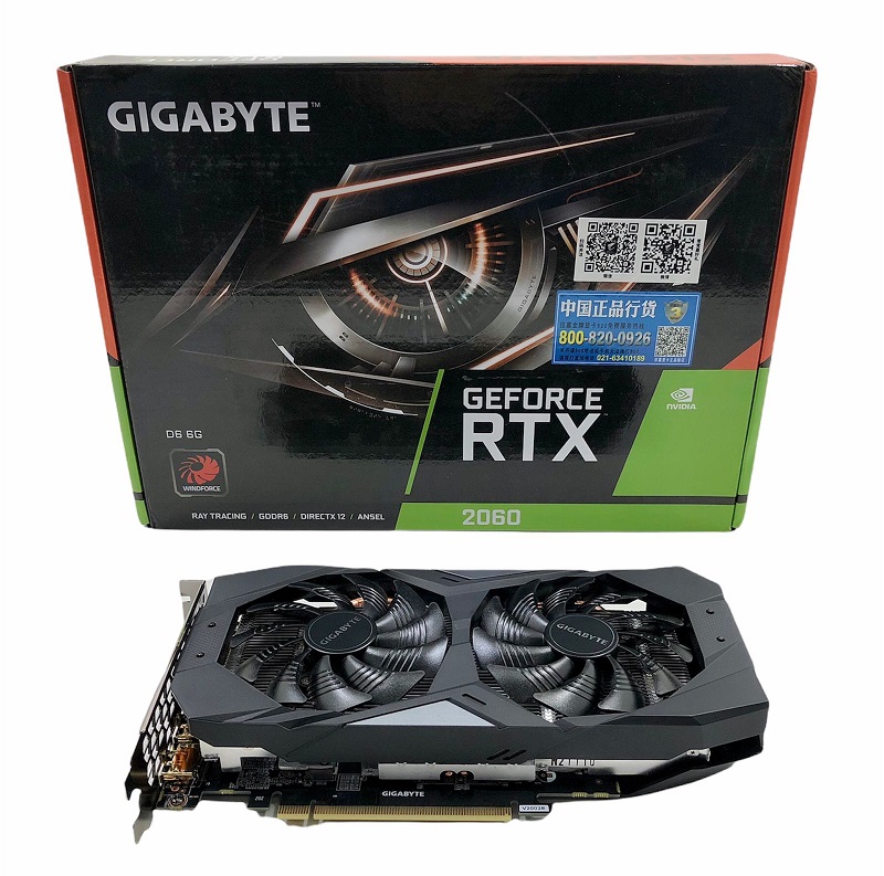 PLACA DE VIDEO 6GB RTX2060 1680MHZ GDDR6 GEFORCE GIGABYTE