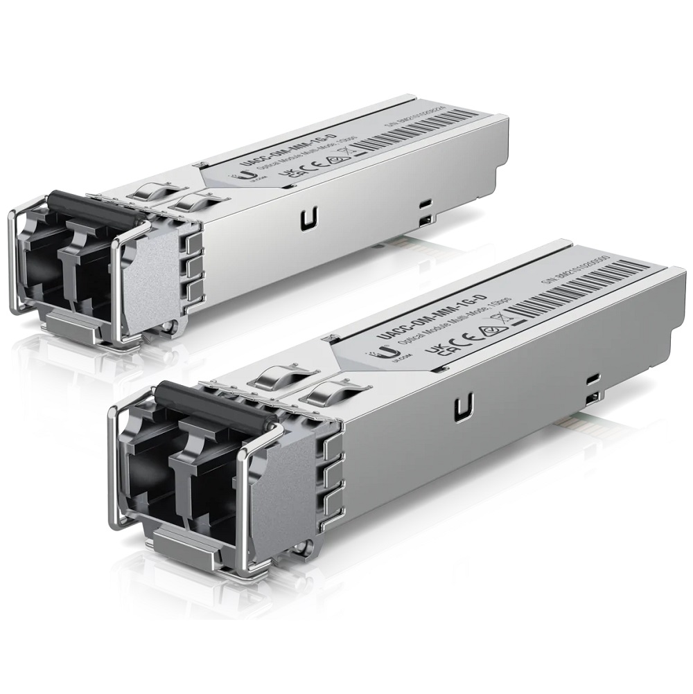 UI. UACC-OM-MM-1G-D-2 SFP 1GBPS 300M LC 850-850NM 2-PACK