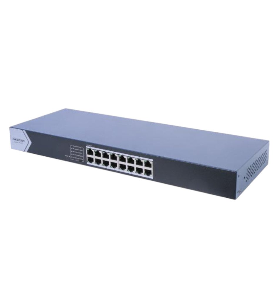 HIKVISION HUB SWITCH 16P 10/100/1000MBPS DS-3E0516-E(C)